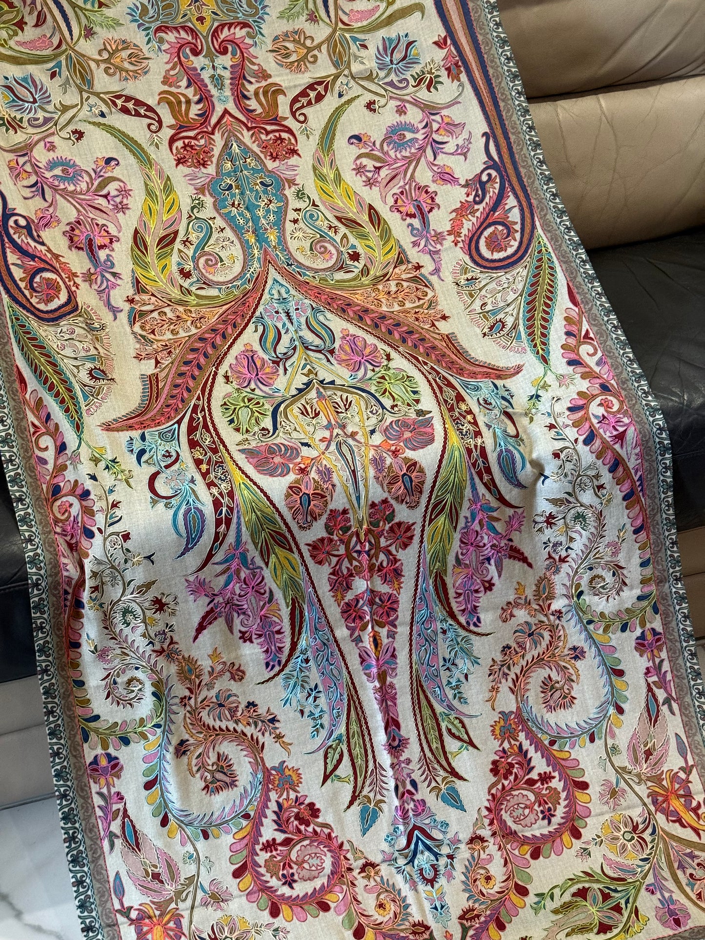Kalamkari  pashmina stole