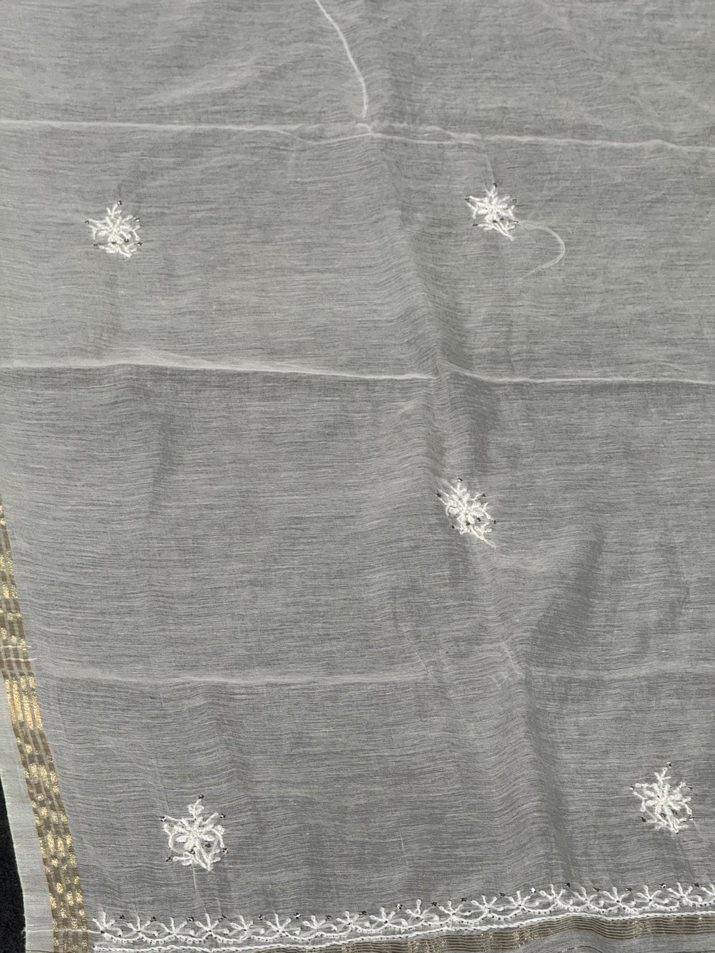 Mul chanderi kurta set