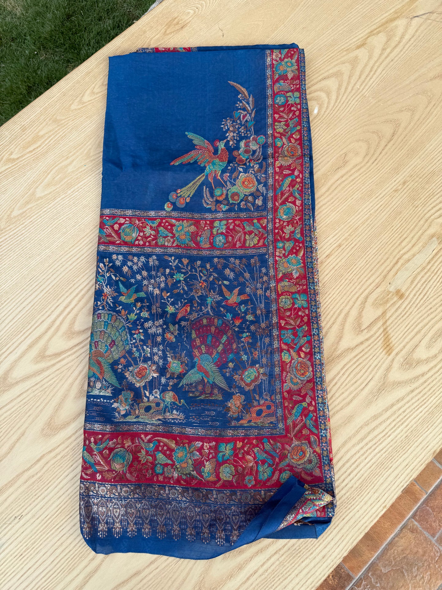 Pure kani silk saree