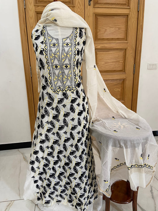 Mul chanderi kurta set
