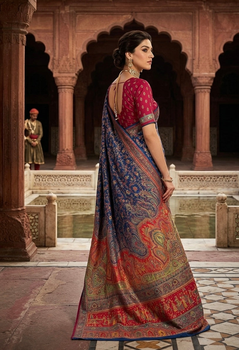 Pure kani silk saree