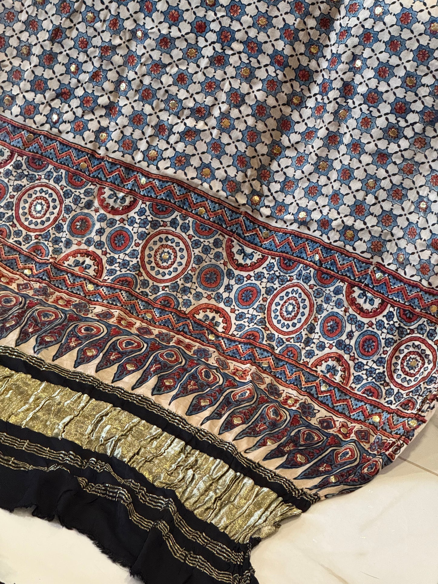 Ajrak mukesh duppata