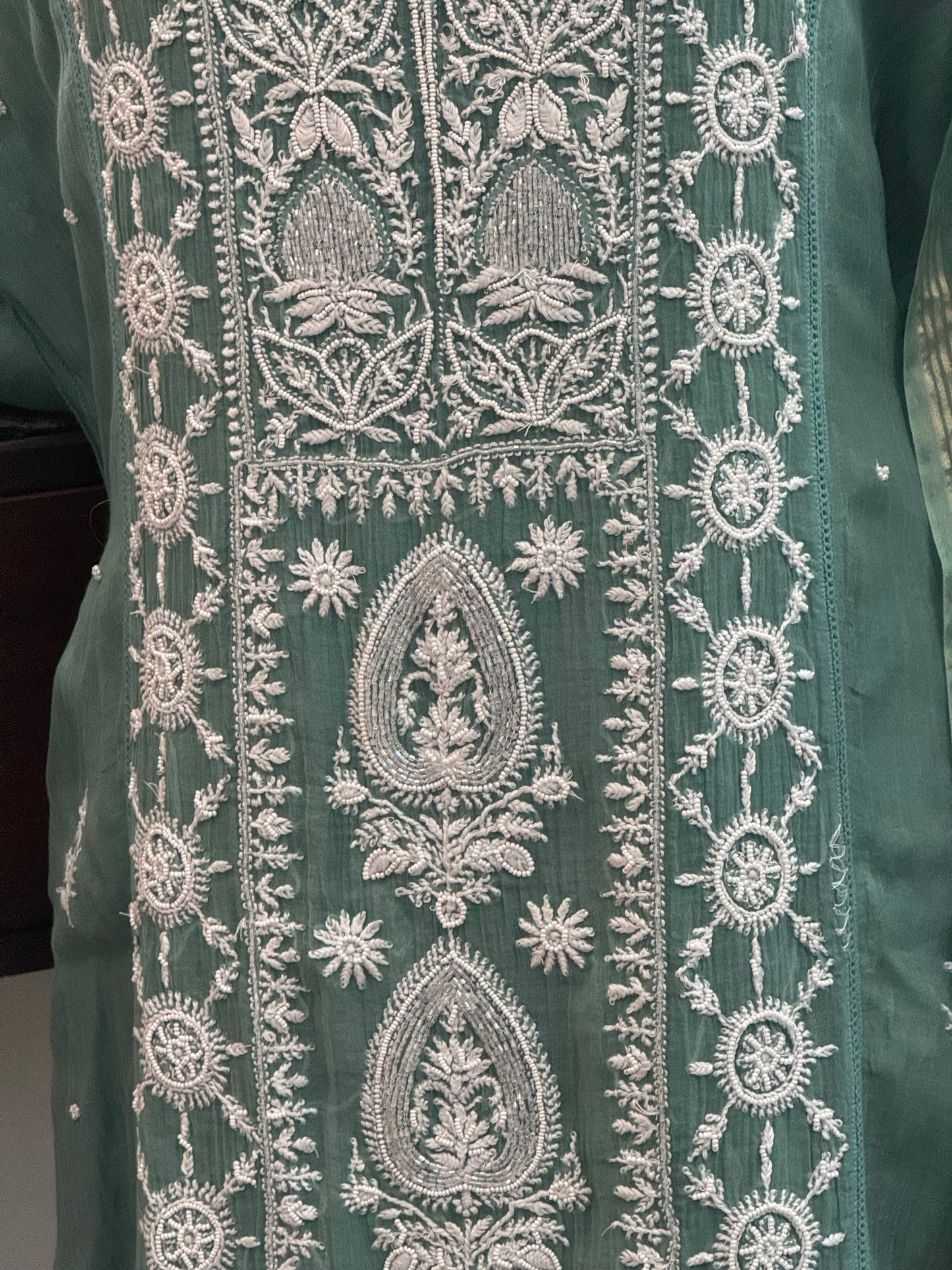 Mul chanderi kurta set