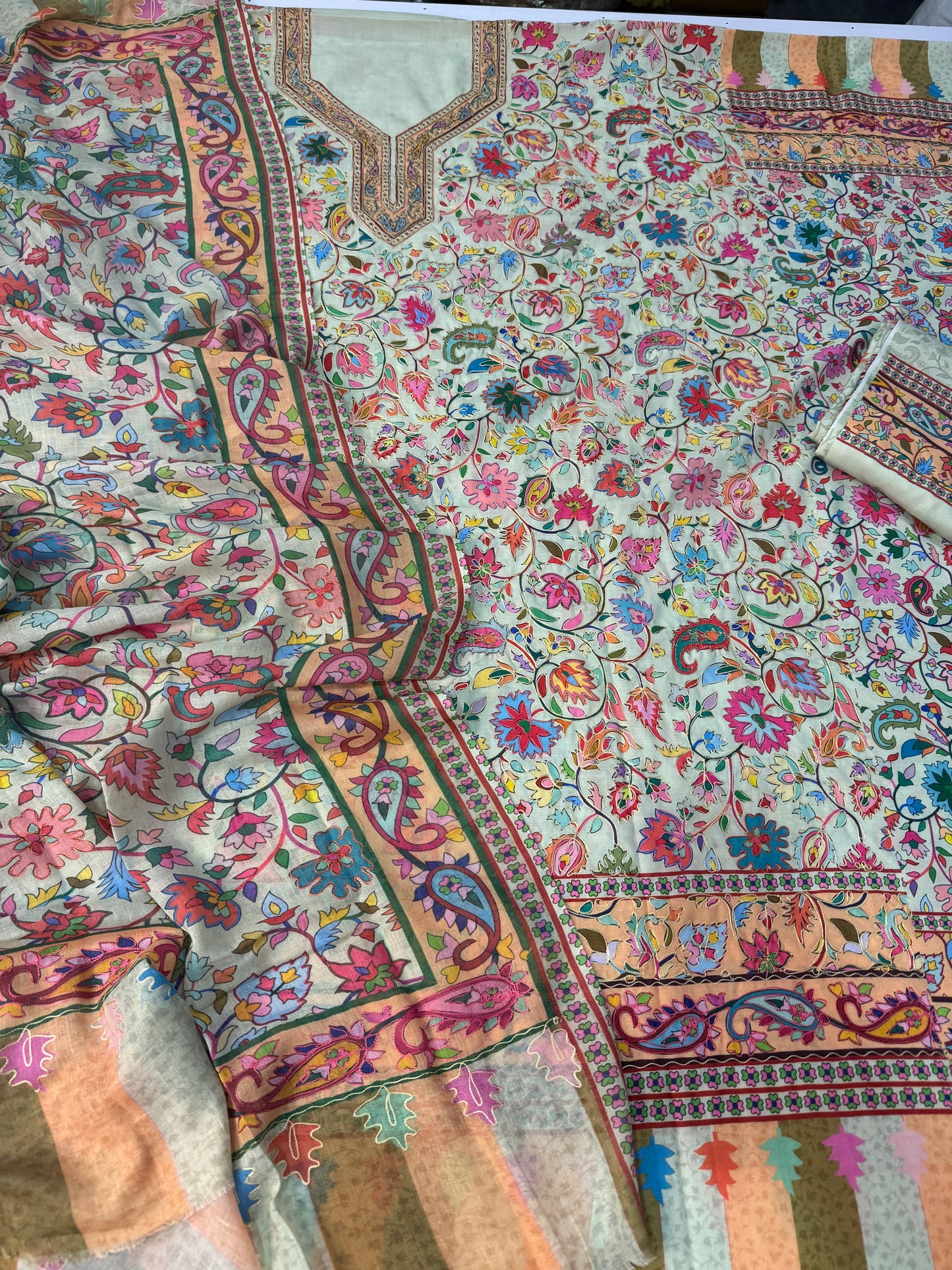 Kalamkari cotton lawn suits