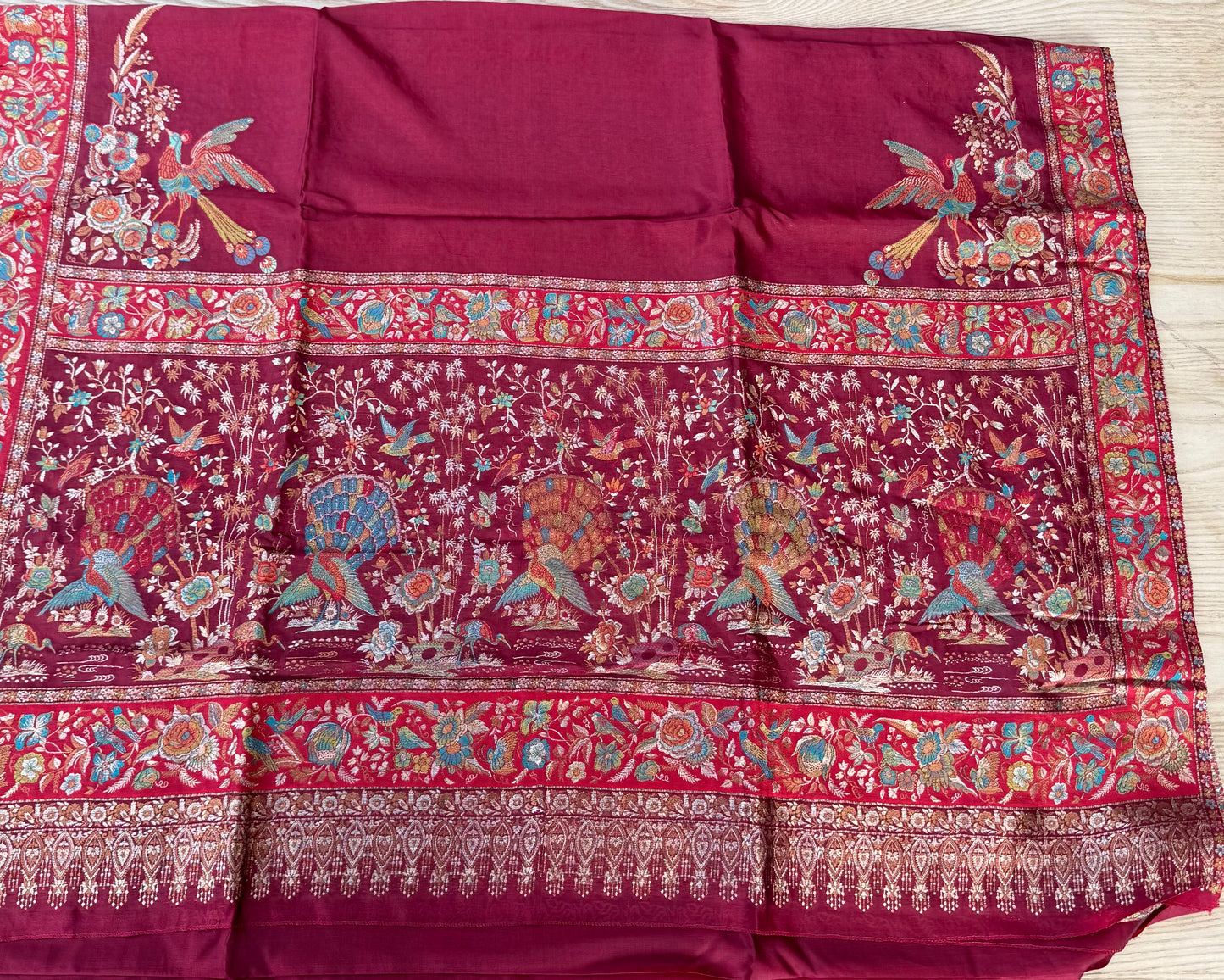 Pure kani silk saree