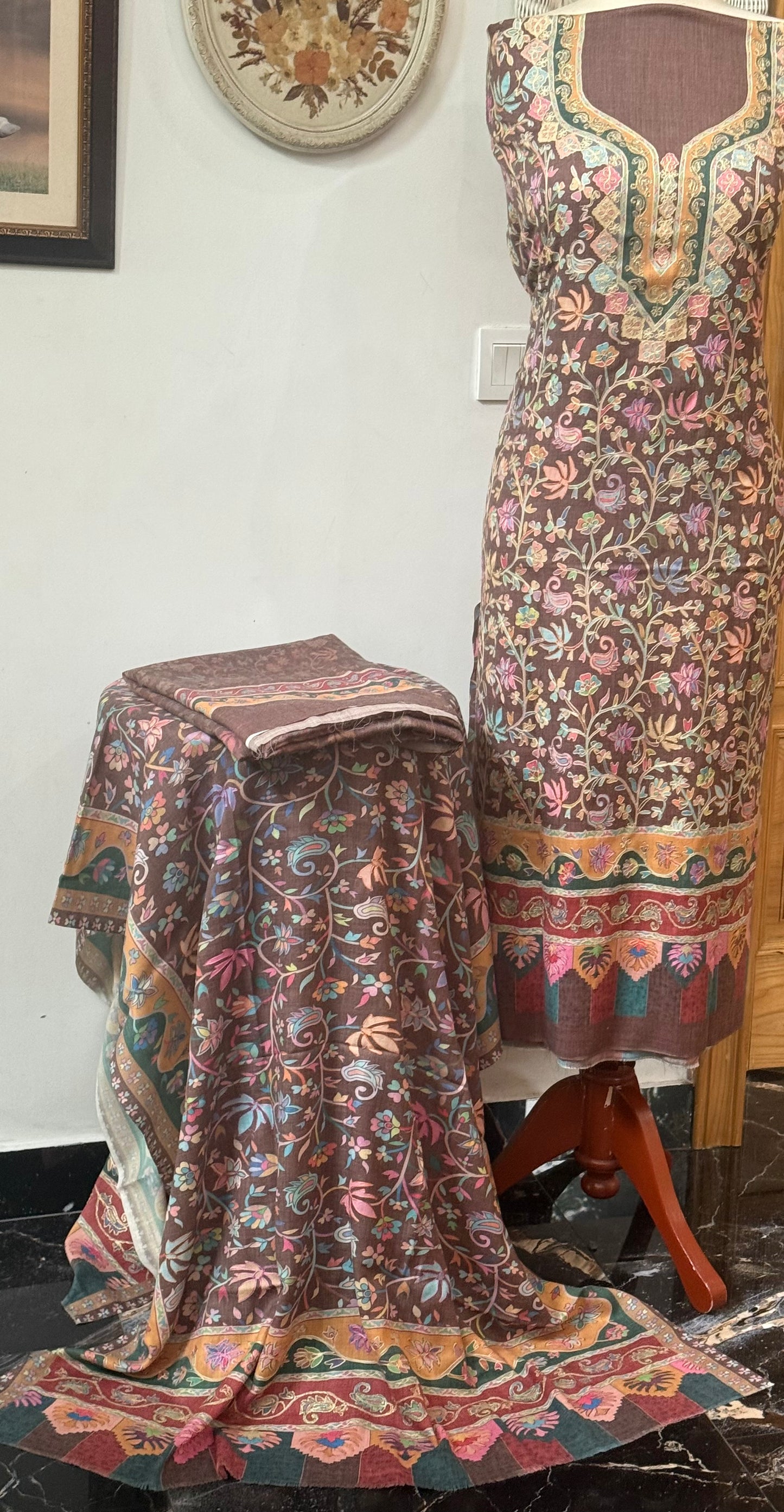 Kalamkari PASHMINA SUIT
