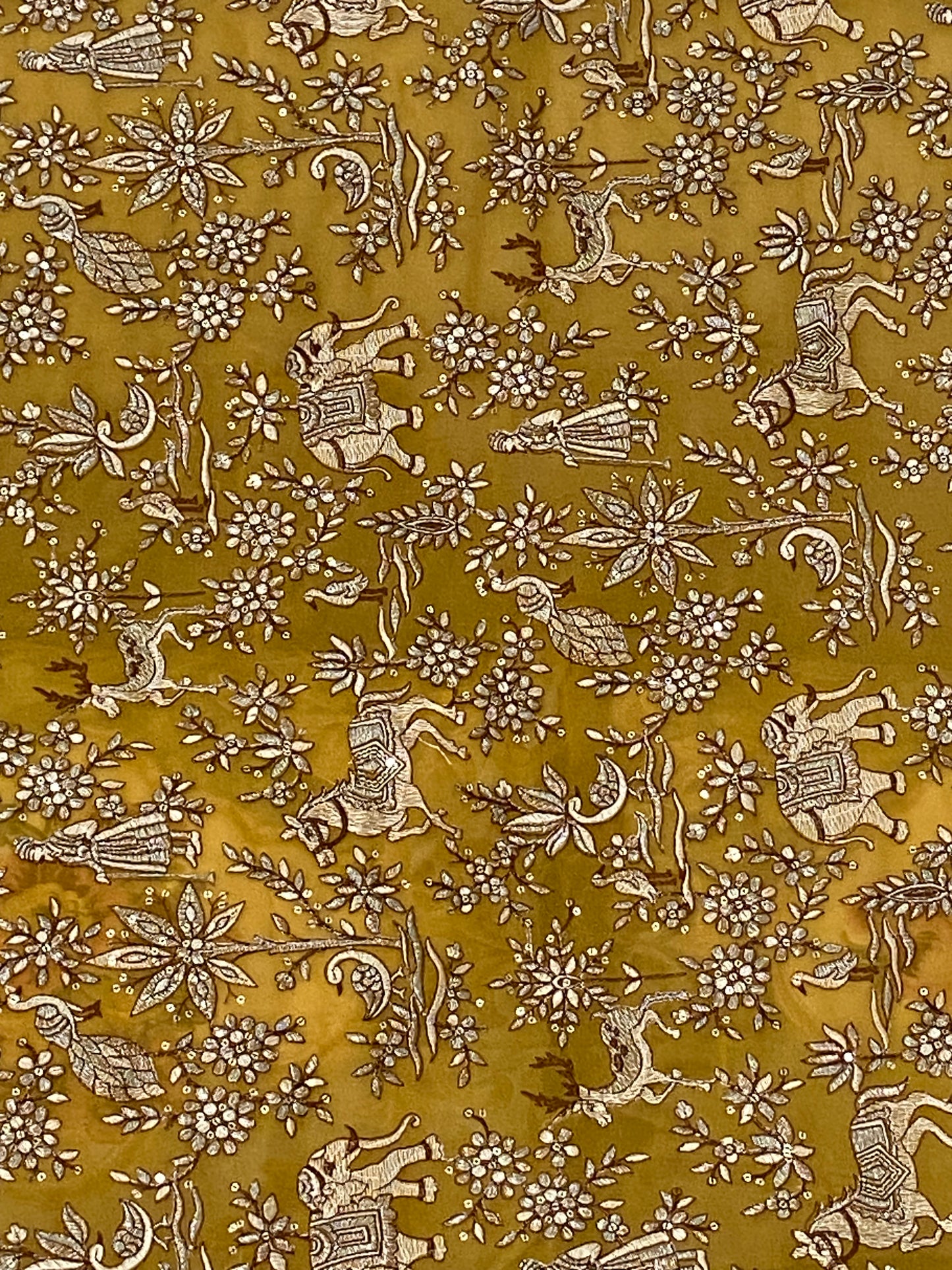 Parsi gara Mechine embroidered