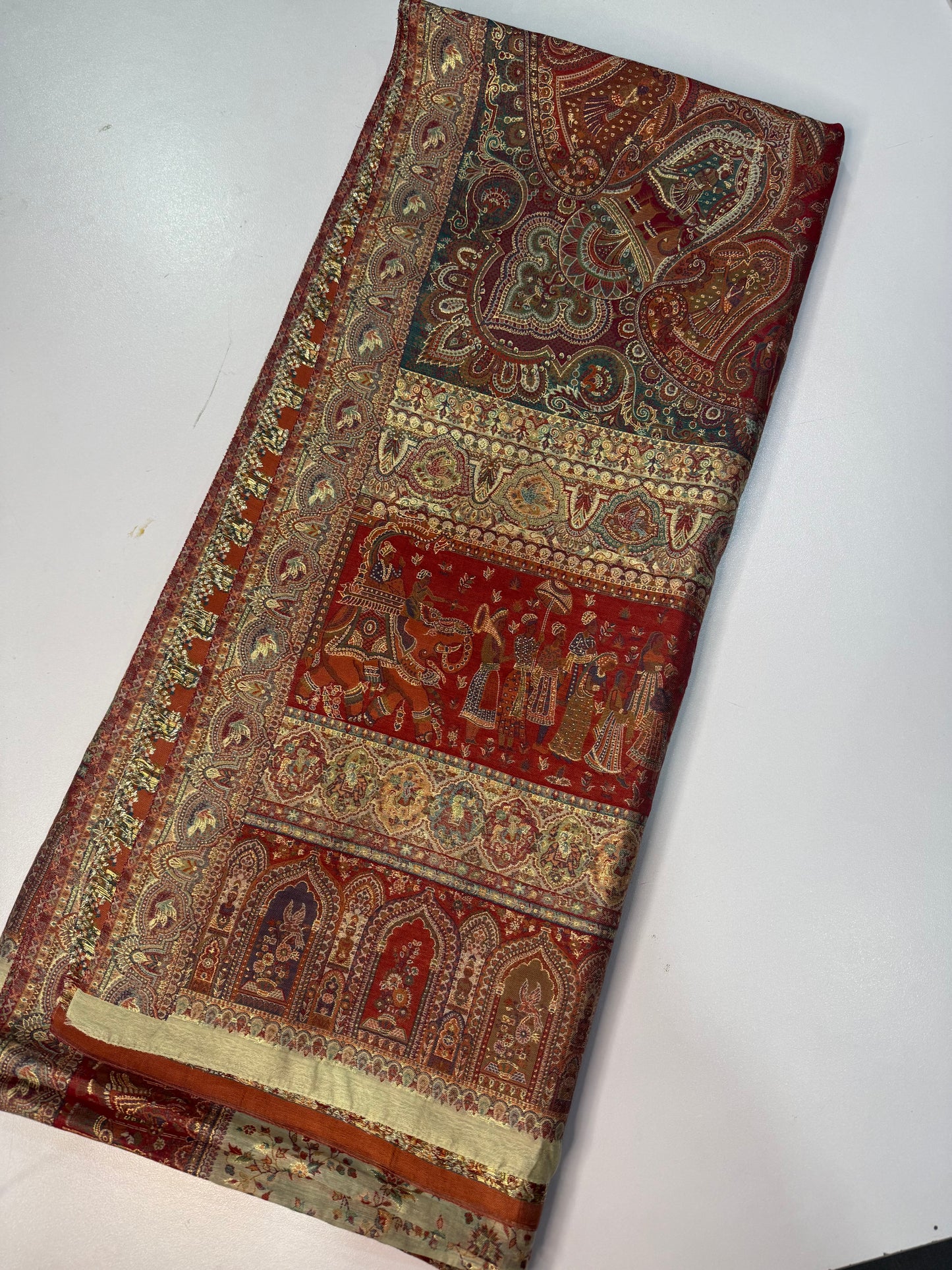 Pure kani silk saree