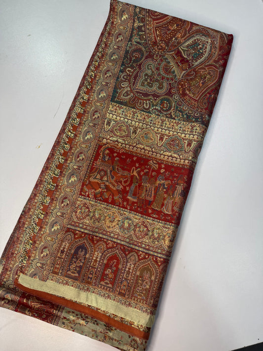 Pure kani silk saree