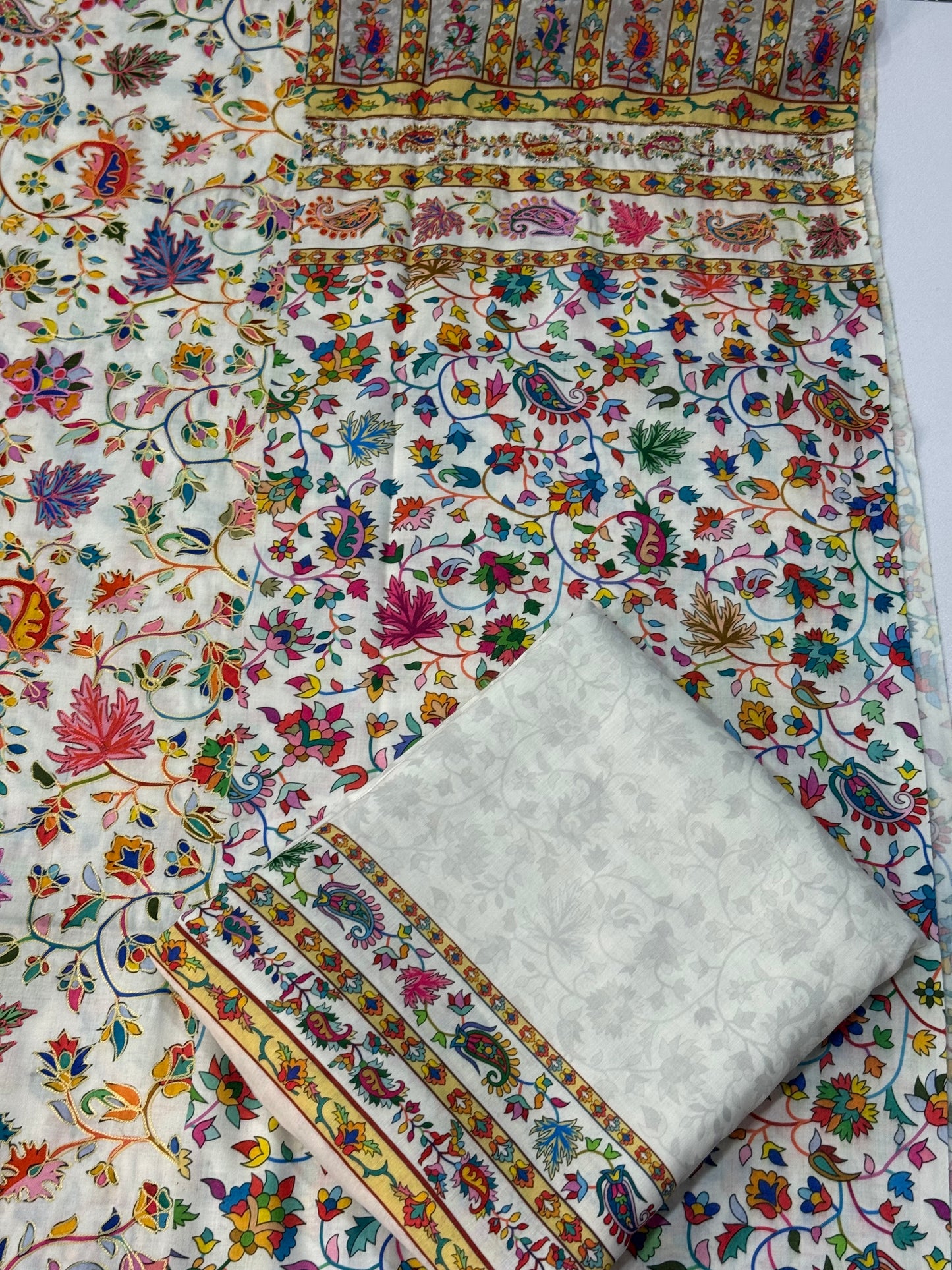 Kalamkari cotton lawn suits