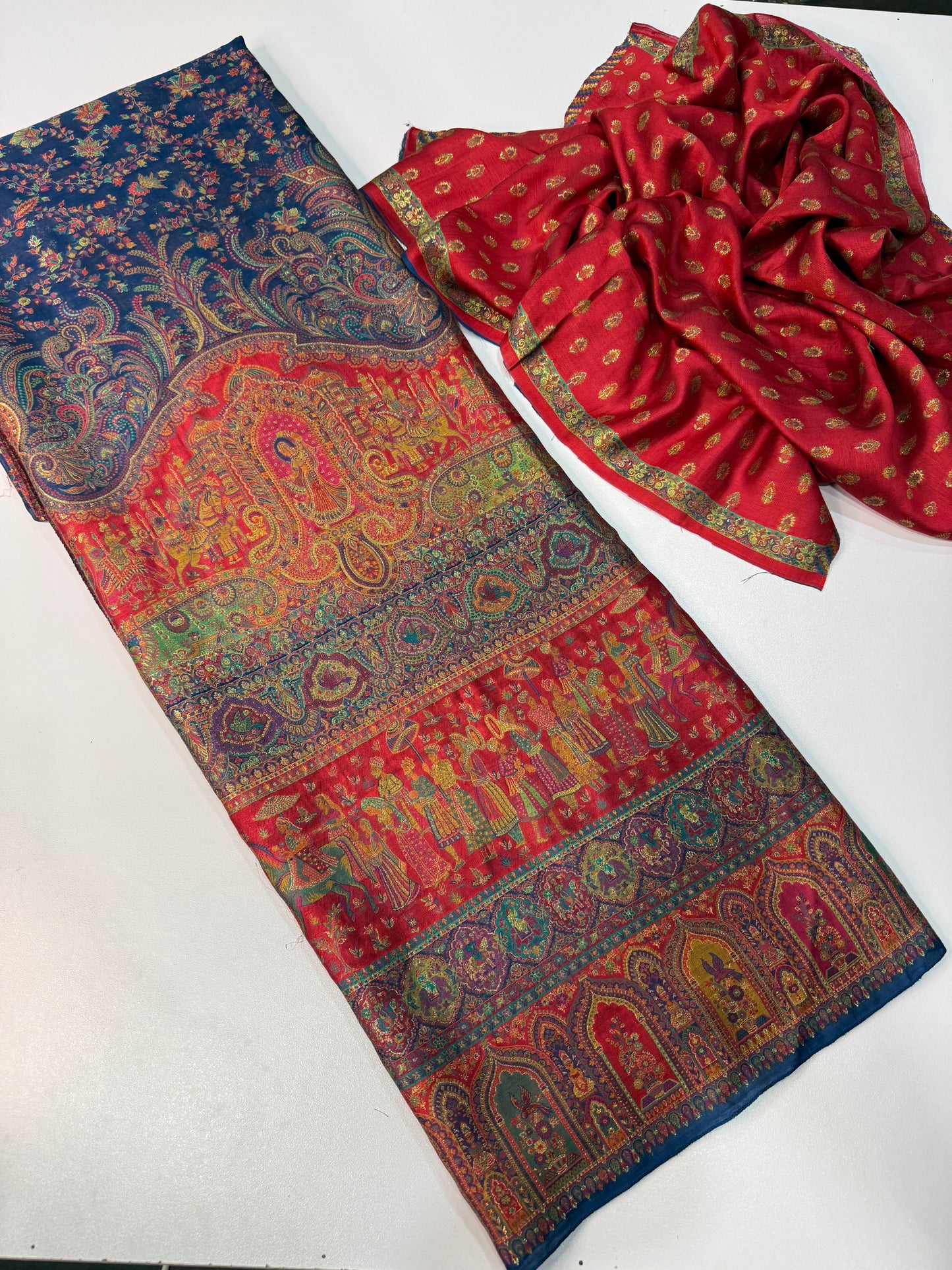 Pure kani silk saree