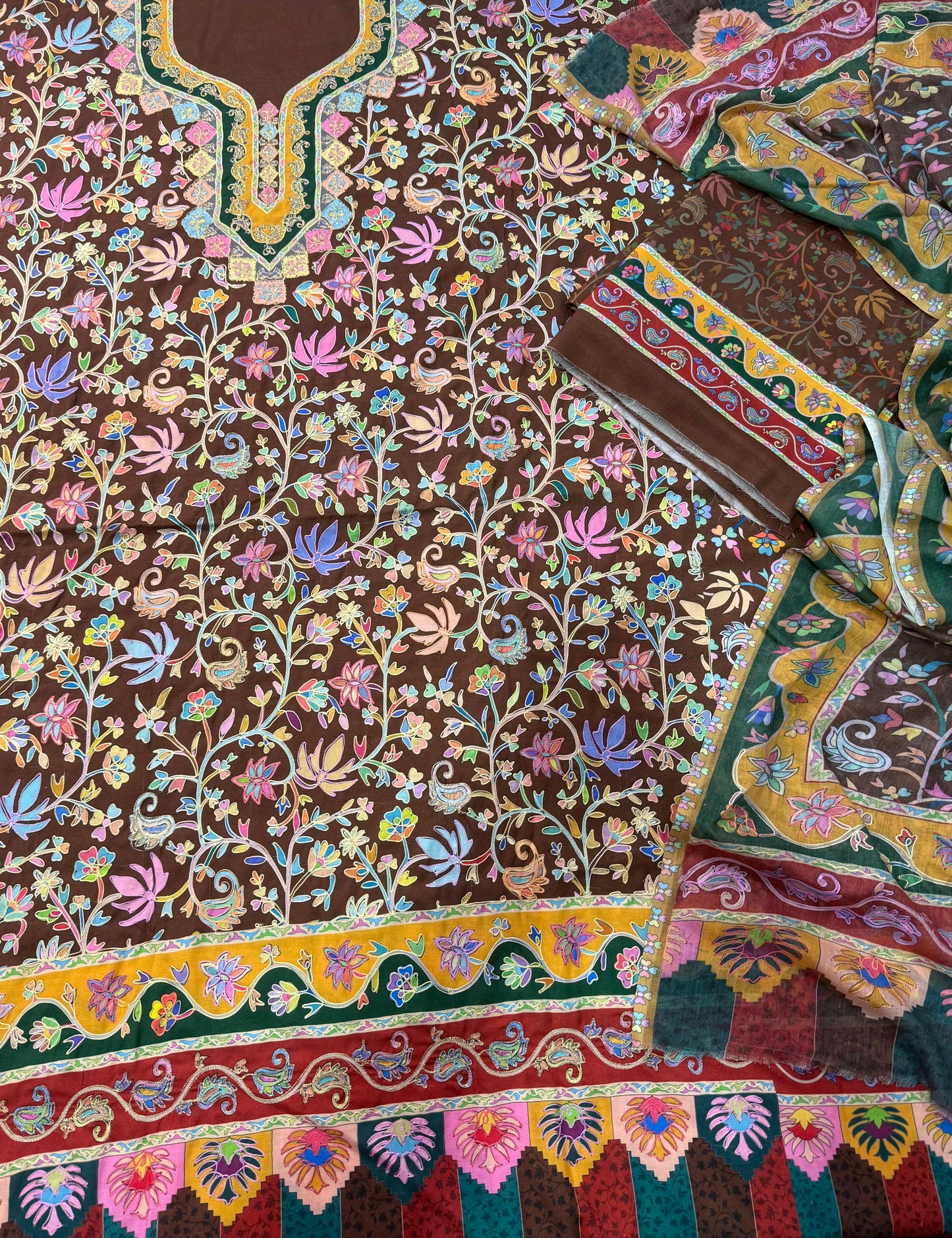 Kalamkari cotton lawn suits