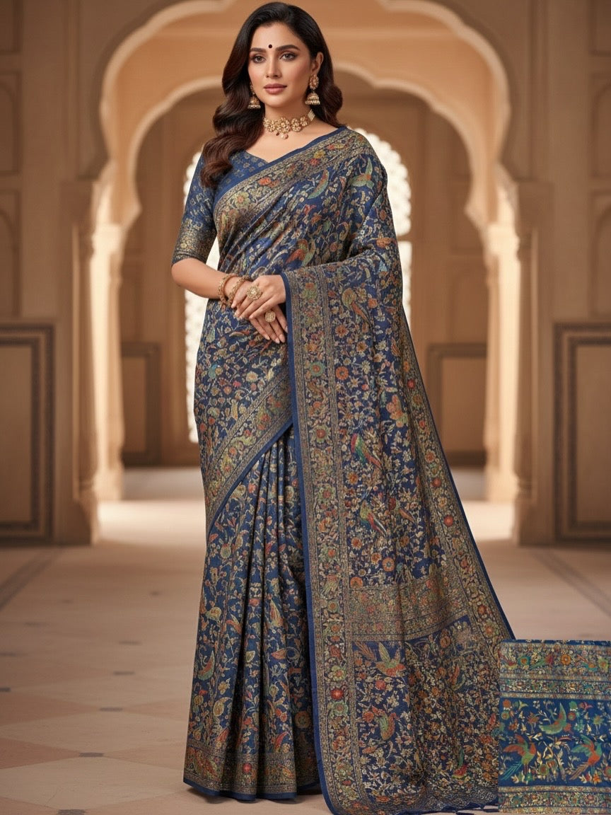 Pure kani silk saree