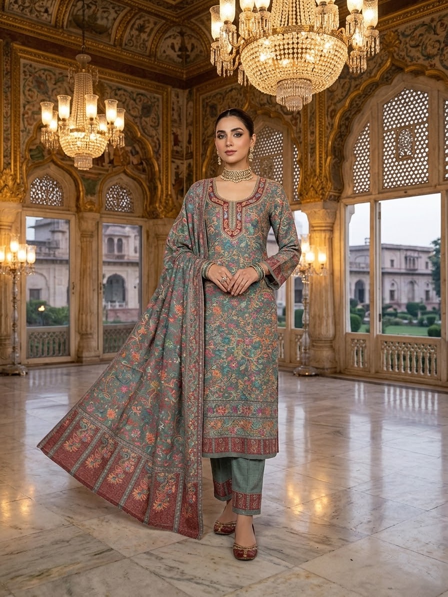 Kalamkari PASHMINA SUIT