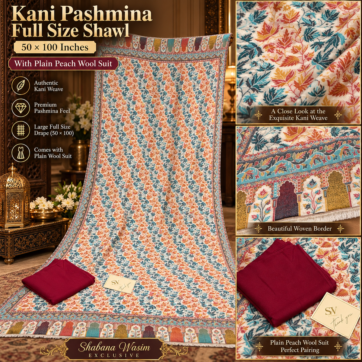 Kani Pashmina Shawl
