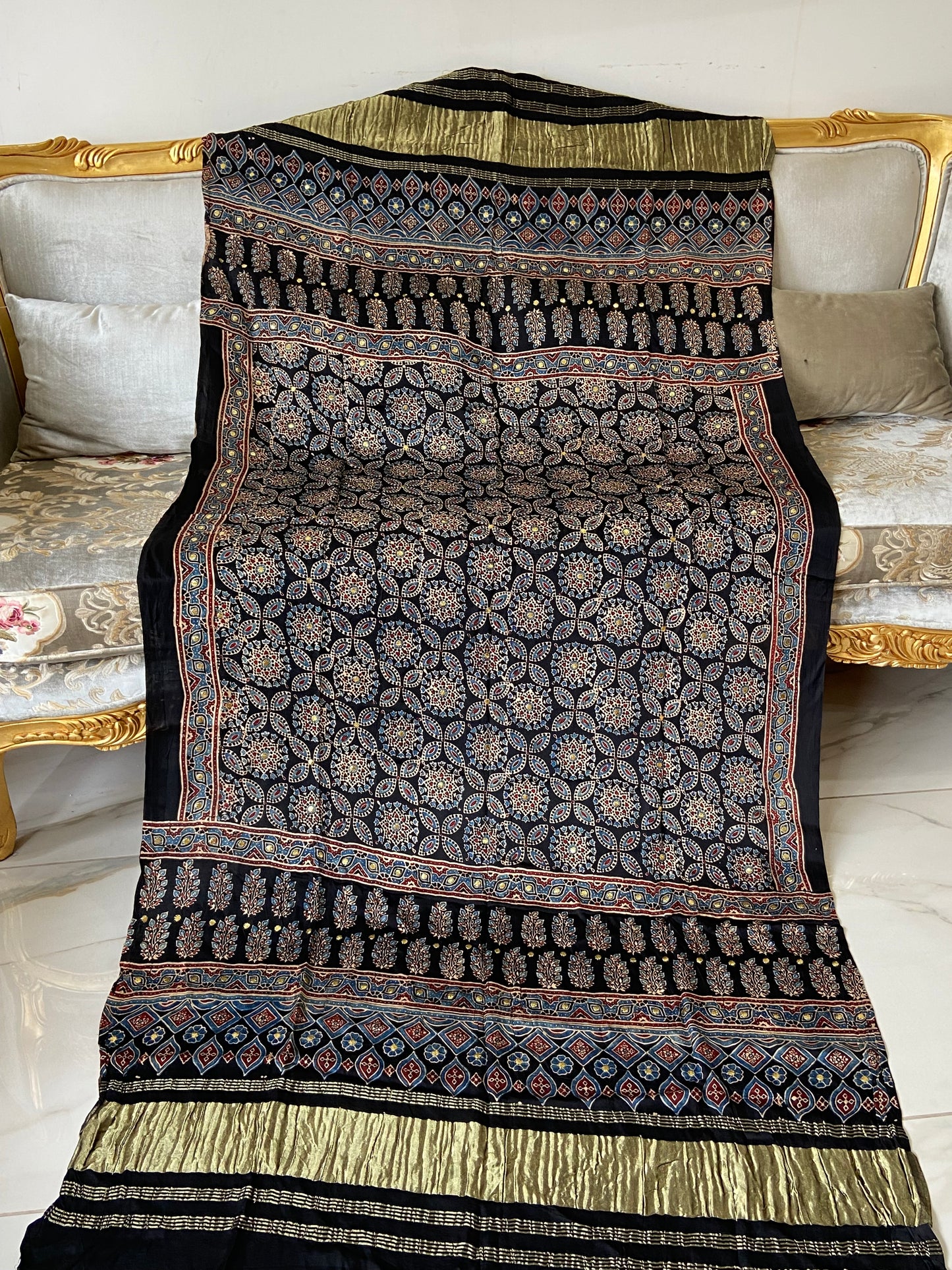 Ajrak mukesh duppata 6