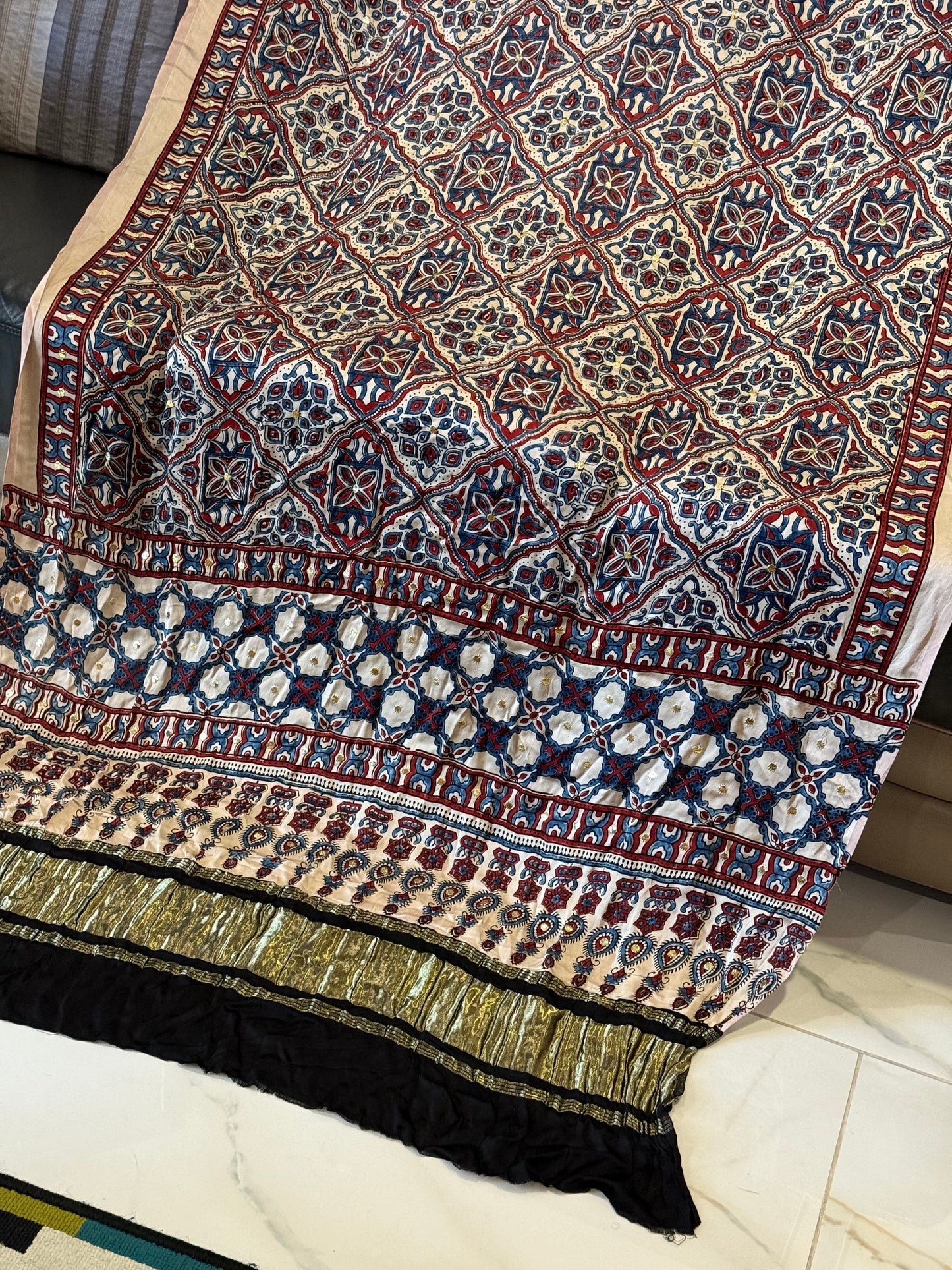 Ajrak mukesh duppata