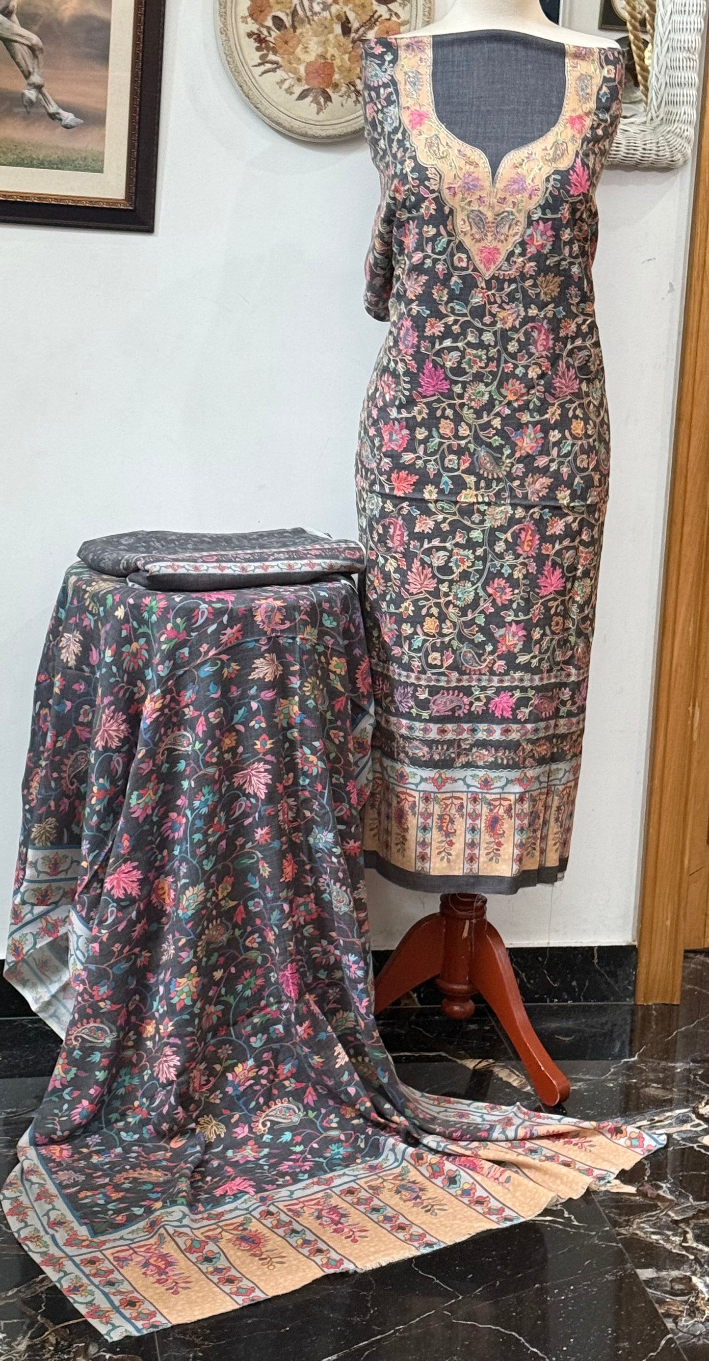 Kalamkari PASHMINA SUIT