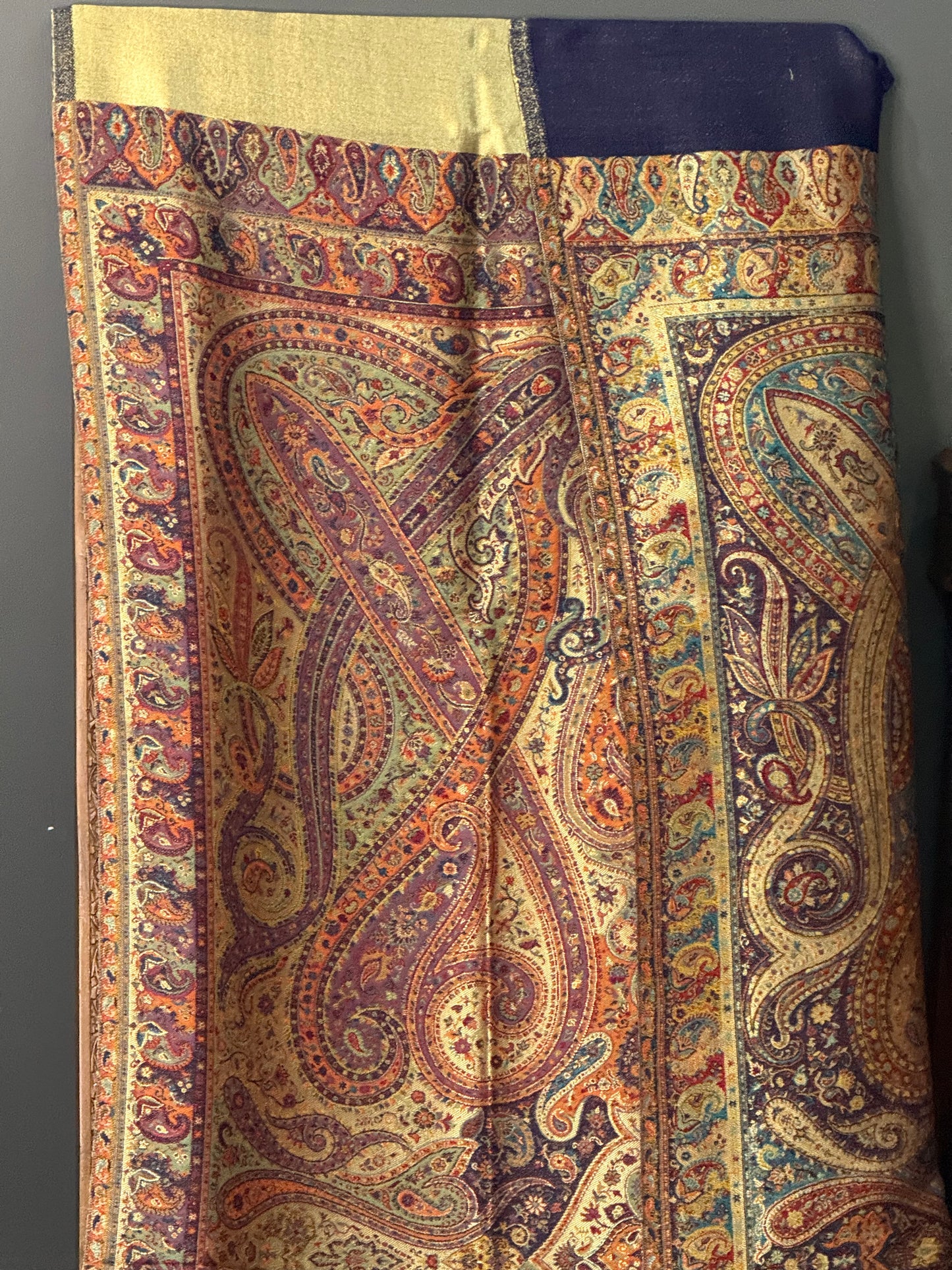 Reversible kani moonlight shawl